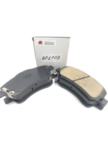 Колодки гальмівні передні BP1703 Авенсіс, Королла 04465-05131, MATOMI (345739468)