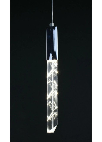 Люстра світлодіодна підвісна LED світильник для квартири на стелю ледве 27631 Хром 35-200х10х10 см. Sunnysky (324396575)