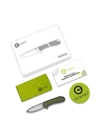 Нож фиксированный тактический Mini Elementum, (5.7 см) Nitro-V / G10 черный Civivi (392458086)
