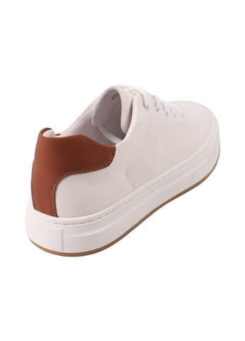 Белые кеды мужские молочные натуральная кожа Lifexpert 1641-24DTS