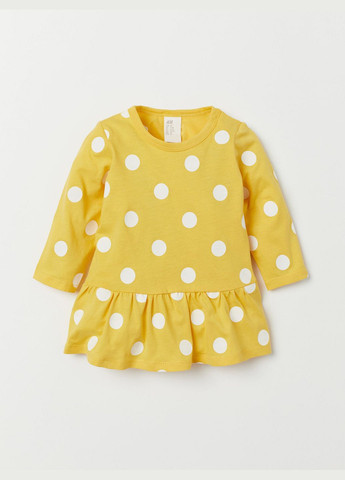 Жовта міні сукня для дівчаток H&M (289730475)