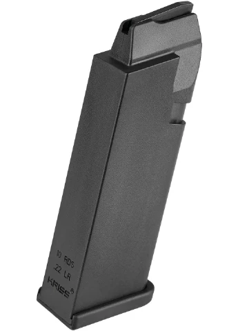 Магазин Kriss Vector кал .22 LR. Ємність 10 патронів. Black No Brand (316441386)