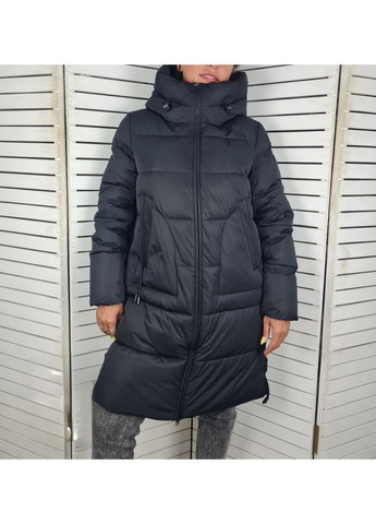 Зелене зимнє Зимове напівпальто жіноче 2488 сірооливкового Meajiateer