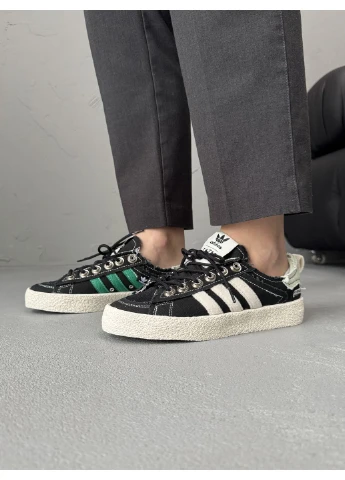 Комбіновані campus 80s shoes black демісезон adidas 147743