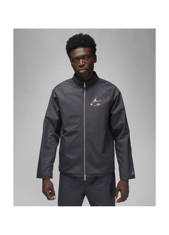 Чорна куртка чоловіча m j flt hrtg warmup jkt black dq7550-045 Air Jordan