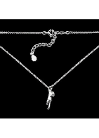 Серебряное колье Кошка на тоненькой цепочке Каштан (342335471)