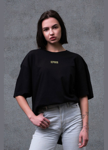 Жіноча Оверсайз Футболка З Принтом Pop Culture Black Without - (302979656)