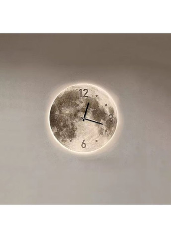 Настенные часы с LED подсветкой в форме Луны (N746) No Brand (361161900)