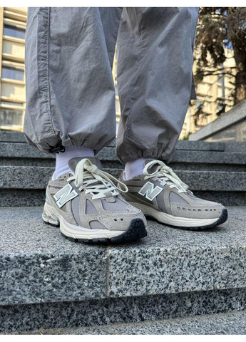 Бежевые демисезонные кроссовки мужские new balance 1906r dark beige нью беланс 1906r No Brand