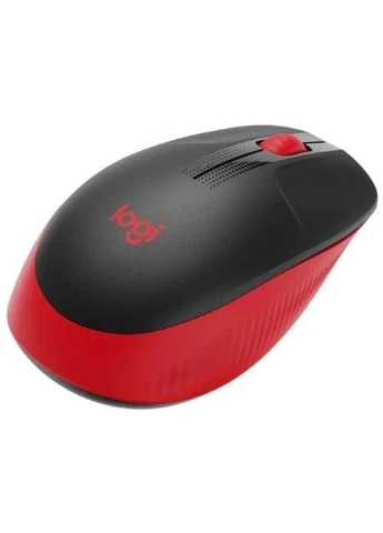 Миша M190, Red/Black, USB, бездротова, оптична, 1000 dpi, 3 кнопки, 1xAA () 910-005908 Logitech (395349519)