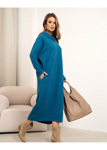 Бирюзовое повседневный платье 14366 3xl бирюзовый ISSA PLUS