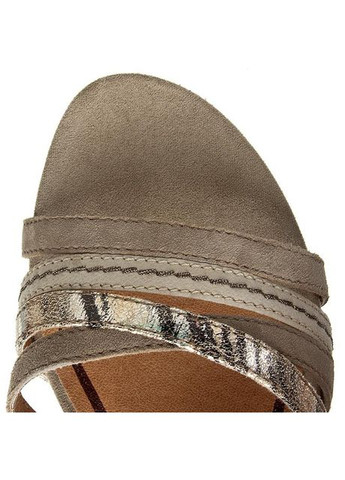 Жіночі натуральні босоніжки в сірому кольорі,, Німеччина Tamaris (308859530)