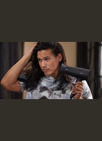 Фен 3000 Series дорожный, 1600Вт, 3 режима, диффузор, холл. обдув, черный Philips (314928712)