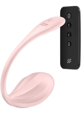 Смарт-віброяйце Ribbed Petal Connect App Rose, керування зі смартфона, пульт ДК Satisfyer (334000817)