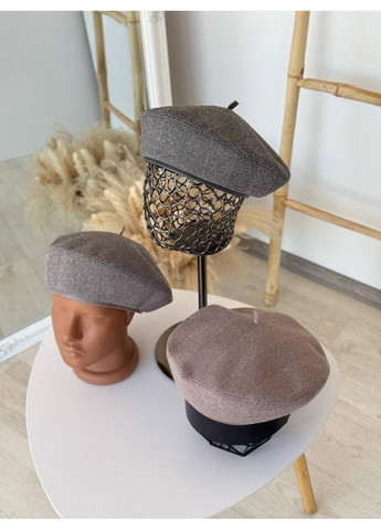 Женский берет в классическом стиле с узором елки. Берет женский классический узор елки. No Brand (362146374)