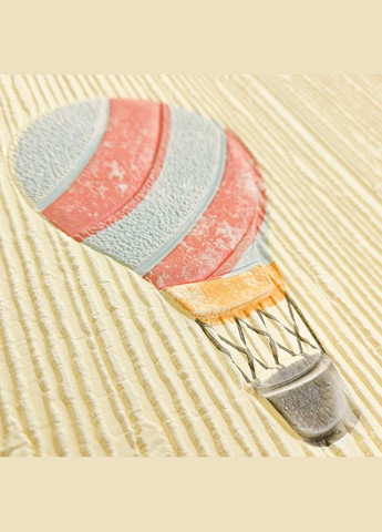 Панель стінова 3D 700x700x4mm повітряні кулі фактурна текстура (D) SW-00001972 Sticker Wall (298284480)