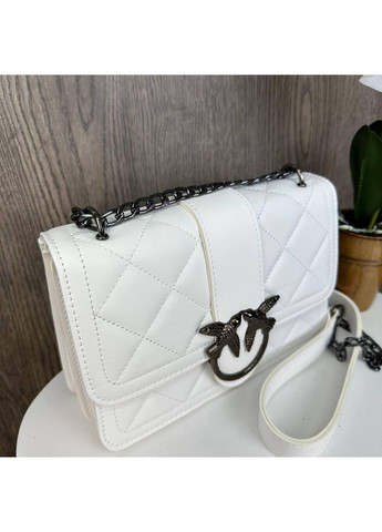 Женская мини сумочка клатч с птичками маленькая сумка на цепочке для вечернего выходаный клатч из экокожи ProDobro (363222469)