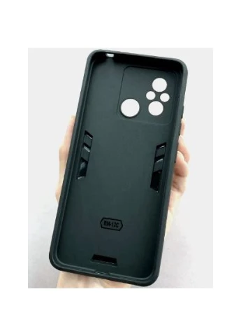 Протиударний чохол для Xiaomi Redmi 12C з кільцем підставкою ударостійкий чохол ксіомі редмі 12с New Case (396508106)