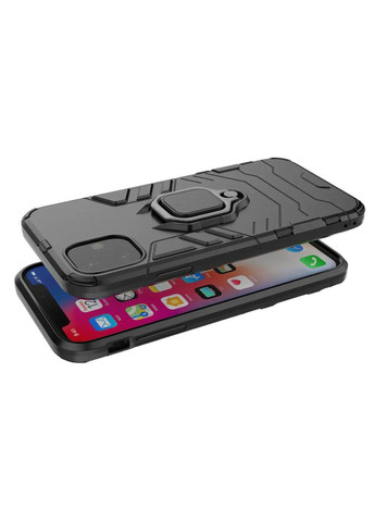 Чехол бампер Ring Armor для Apple iPhone 12 Mini - Black Primolux (297516452)