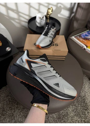 Темно-серые кроссовки light grey black No Brand Duramo Speed