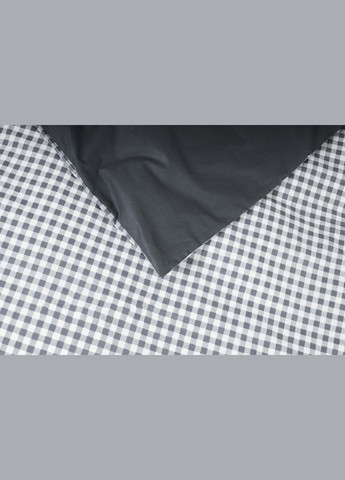 Комплект постельного белья семейный 160х220х2 наволочки 4х50х70 Ranforce Elite (MS-820000033) Moon&Star Gray Square (284416209)