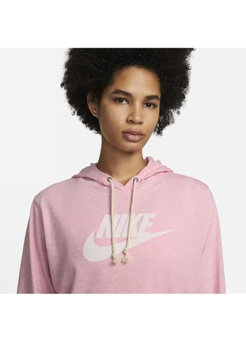 Толстовка жіноча W NSW GYM VNTG GFX EASY PO HD рожева DM6388-690 Nike (397846862)