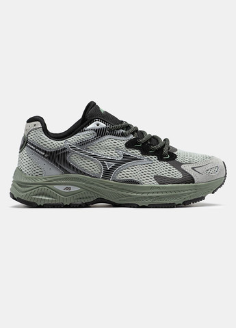 Оливковые (хаки) демисезонные кроссовки мужские mizuno racer s khaki black | мизуно рейсер хаки No Brand