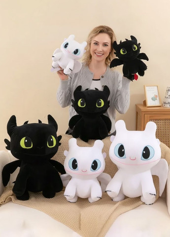 Плюшева іграшка Денна Фурія 40 см м'який дракон Беззубик My Kigu (372463609)