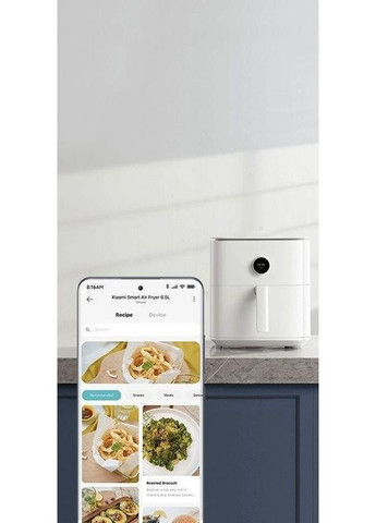 Мультипечь (аэрофритюрница) Mi Smart Air Fryer 6.5L MAF10 White Xiaomi (360394403)