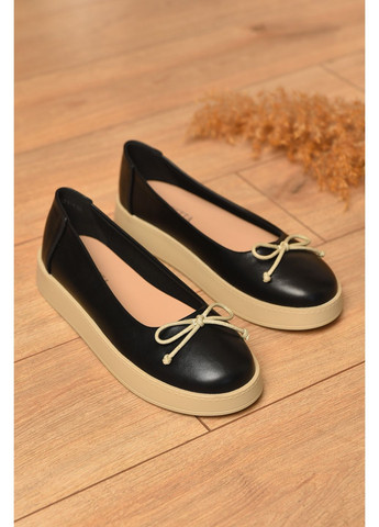 Let's Shop Лофери жіночі чорного кольору лофери чорний з штучна шкіра, україна — демісезон (353687220)