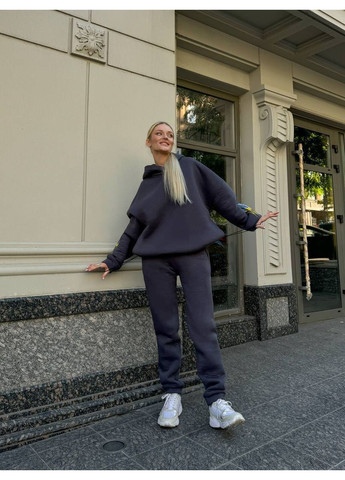 Стильный костюм с двойным капюшоном и объемным тощи • вышивка “Колосок” • регулируемая длина кофты • ЗАМЕРЫ В ОПИСАНИИ DK/DL Мода без кордонів (370549284)