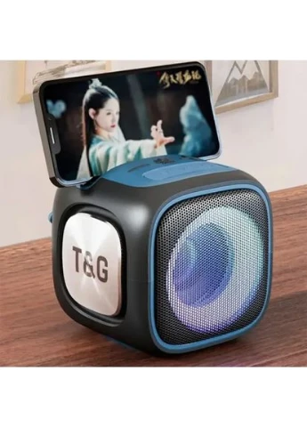 Bluetooth колонка TG359 з FM радіо синя портативна акустична система для дому та поїздок музичний пристрій TG (367836068)