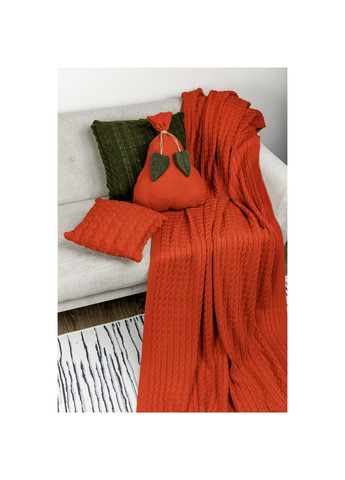 Плед Happy Fall Kosa 130х170 см (m420360) Прованс Happy Fall Kosa Помаранчевий 130х170 см (366568448)