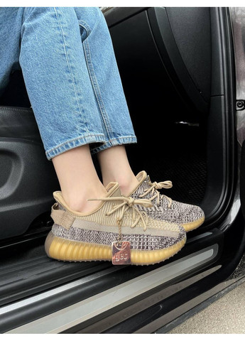 КРОССОВКИ ЖЕНСКИЕ ADIDAS YEEZY BOOST 350 BROWN АДИДАС ИЗИ БУСТ No Brand коричневые демисезоны (368858279)