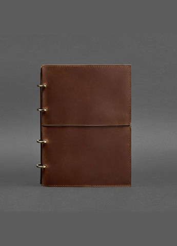 Кожаный блокнот А5 на кольцах (софт-бук) 9.0 в мягкой светло-коричневой обложке (A-028653) BlankNote (328961580)