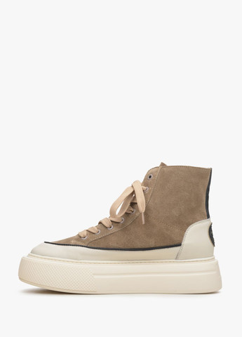 Ботинки-спорт, цвет бежевый Estro бежевые демисезоны (307284193)