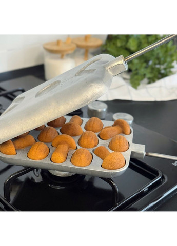 Форма алюмінієва для випікання печива на плиті горішниця горішниця «Лісові частування» (горішки та грибочки) Ласунка (314908781)