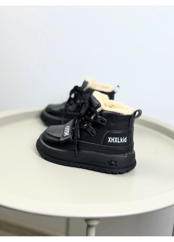 Черевики зимові дитячі чорні 1624 No Brand (365310042)