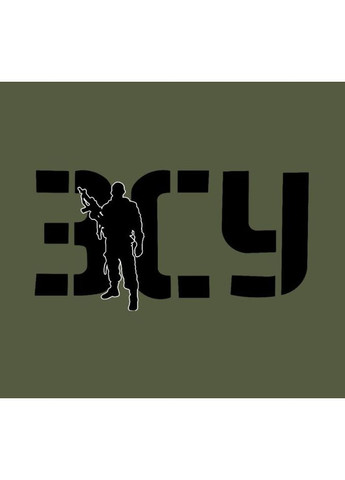 Тактическая хлопковая футболка прямого кроя с принтом No Brand (361443079)