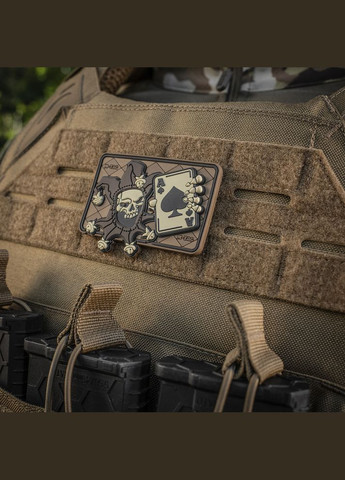 Нашивка Joker Skull 3D PVC Coyote M-TAC (315514920)
