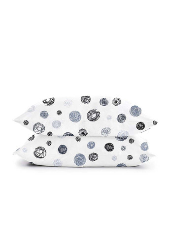 Двоспальна постіль з простирадлом на гумці Yarn Balls CS3 180х220 см Cosas (307387920)