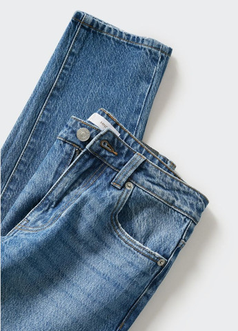 Синие демисезонные джинсы для мальчика Mango