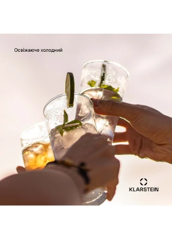 Льодогенератор 18 кг/24 год 150 Вт (10034227) Klarstein Eiszeit Crush (394061006)