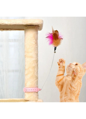 Дразнилка-ошейник для котов с перьями "Happy" Xtep (319664356)