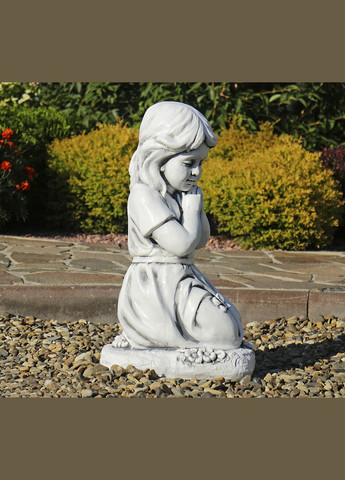 Садова фігура Дитина, що молиться на колінах 54x24x33 см (ССП120921 ) Гранд Презент (284419186)