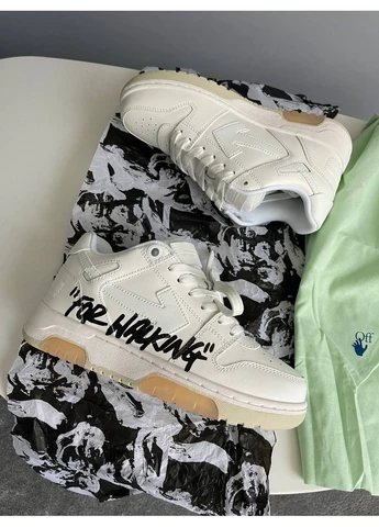 Білі кросівки чоловічі і жіночі off-white for walking white | офф-вайт білі демісезон No Brand