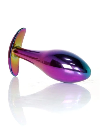 Анальна металева пробка Plug-Jewellery Multicolour PLUG- Clear L Boss Series (383098808)