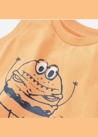 Оранжевая летняя футболка-безрукавка Cool Club