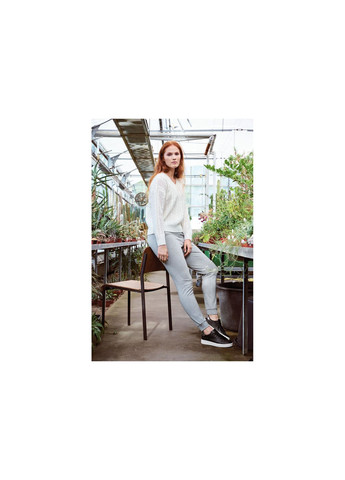 Спортивні штани Slim Fit з кишенями для жінки Lenzing EcoVero 498623 сірий Esmara (301000305)