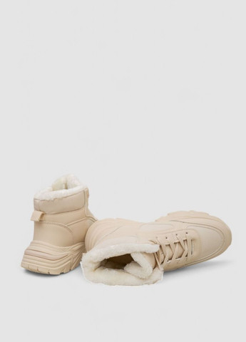 Кросівки жіночі зимові на хутрі Ager 248RDM05 бежеві демісезони (340052298)